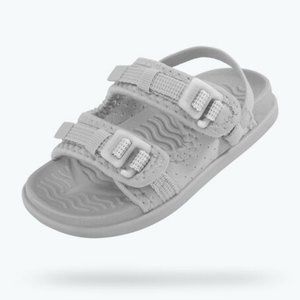 Native Kids Sandals in Gray